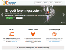 Tablet Screenshot of memberlink.dk