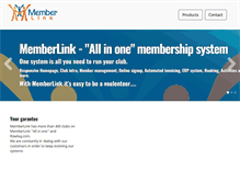 Tablet Screenshot of memberlink.com